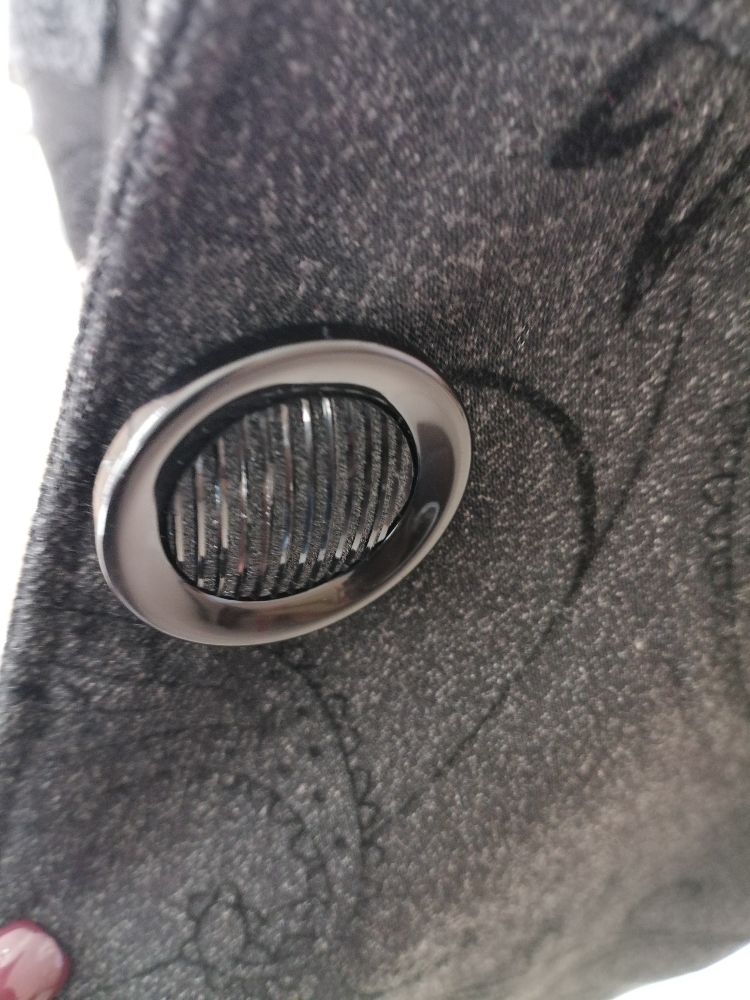 Ladies Charcoal Drop Notch Shawl Collar - Image 3